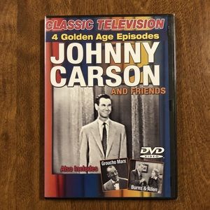 JOHNNY CARSON and Friends 4 Golden Age Episodes Classic Television DVD